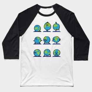 Earth Yoga Baseball T-Shirt